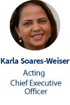 Karla Soares-Weiser, Acting CEO